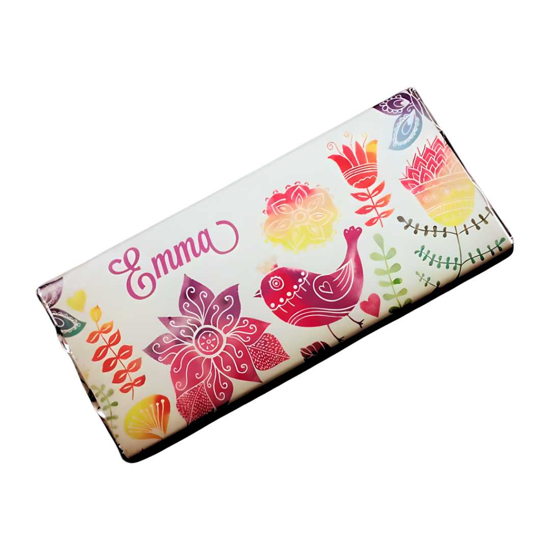 Chocoladereep Vintage Vogel - OptimaDoopsuiker