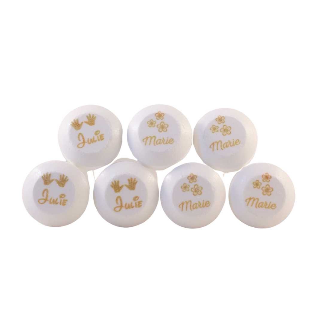 Bedrukte lollies met naam - OptimaDoopsuiker