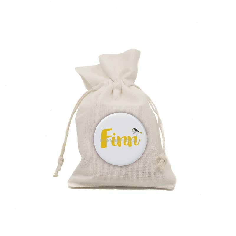 Button - Magneet met vogeltje - OptimaDoopsuiker