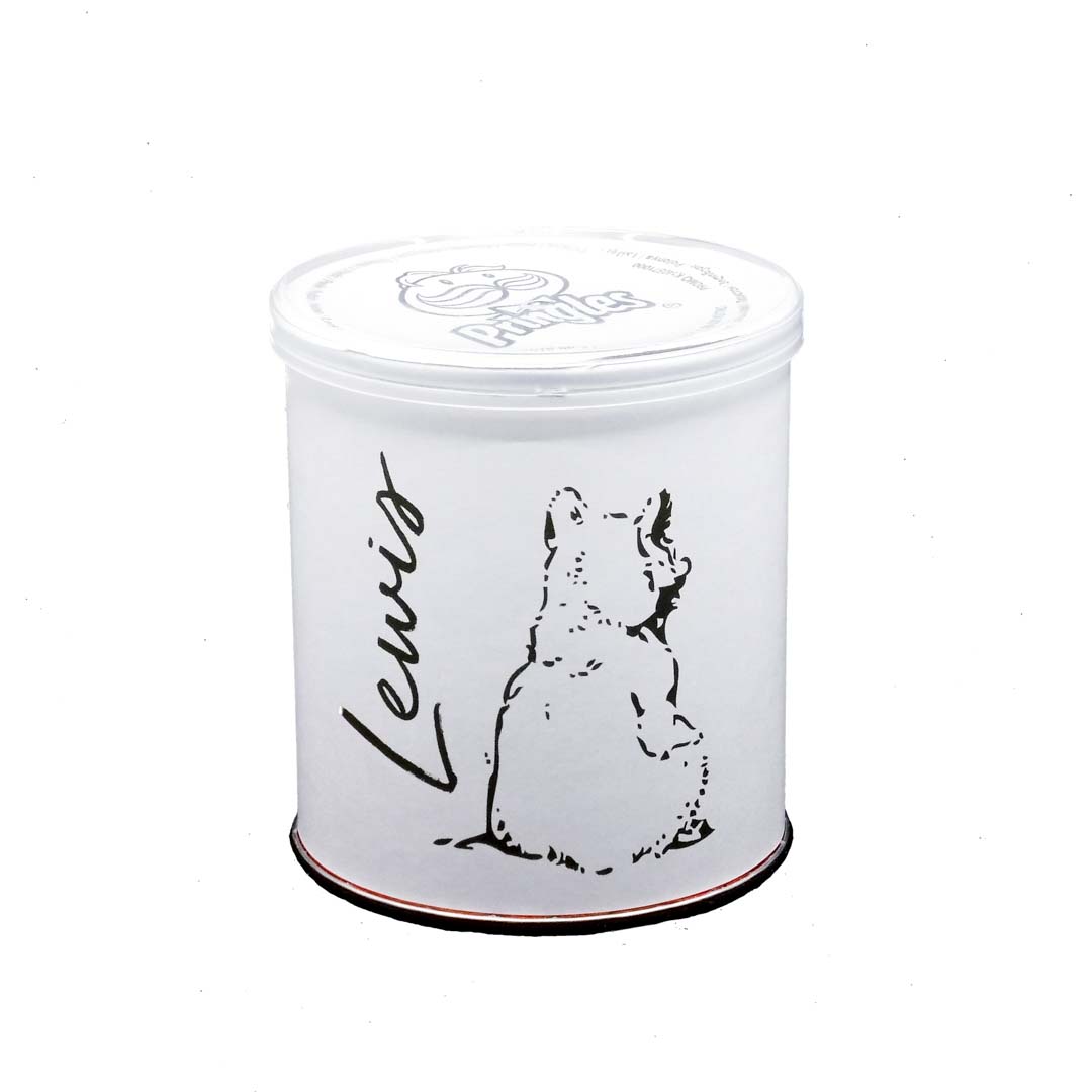 Pringles met pentekening beer - OptimaDoopsuiker