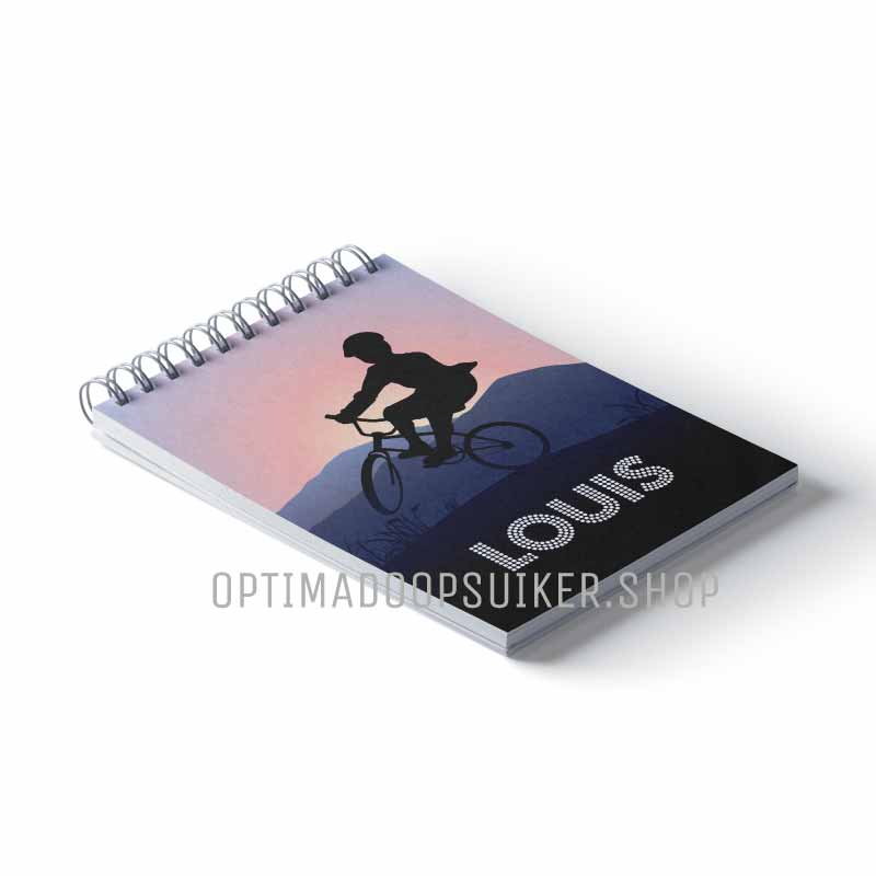 Notitieboekje Jongen op Fiets - OptimaDoopsuiker