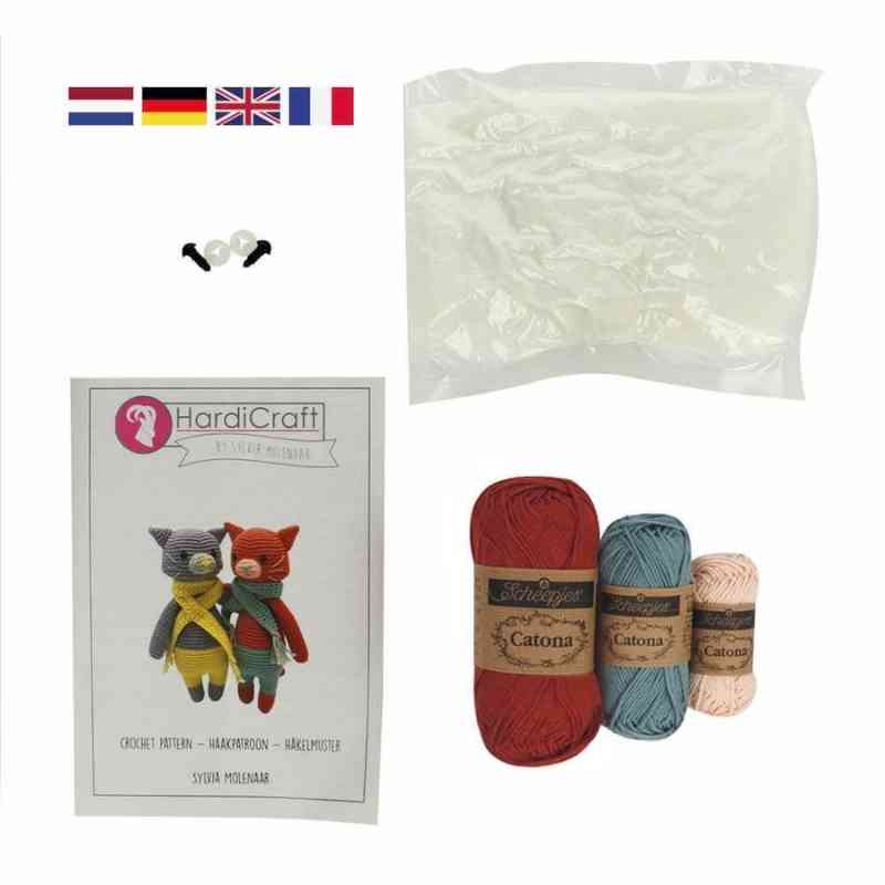 Haakpakket Pixie Cat van HardiCraft - OptimaDoopsuiker
