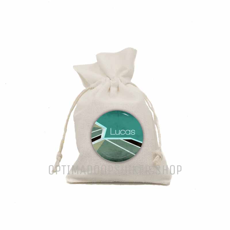 Button - Magneet Vintage groen - OptimaDoopsuiker