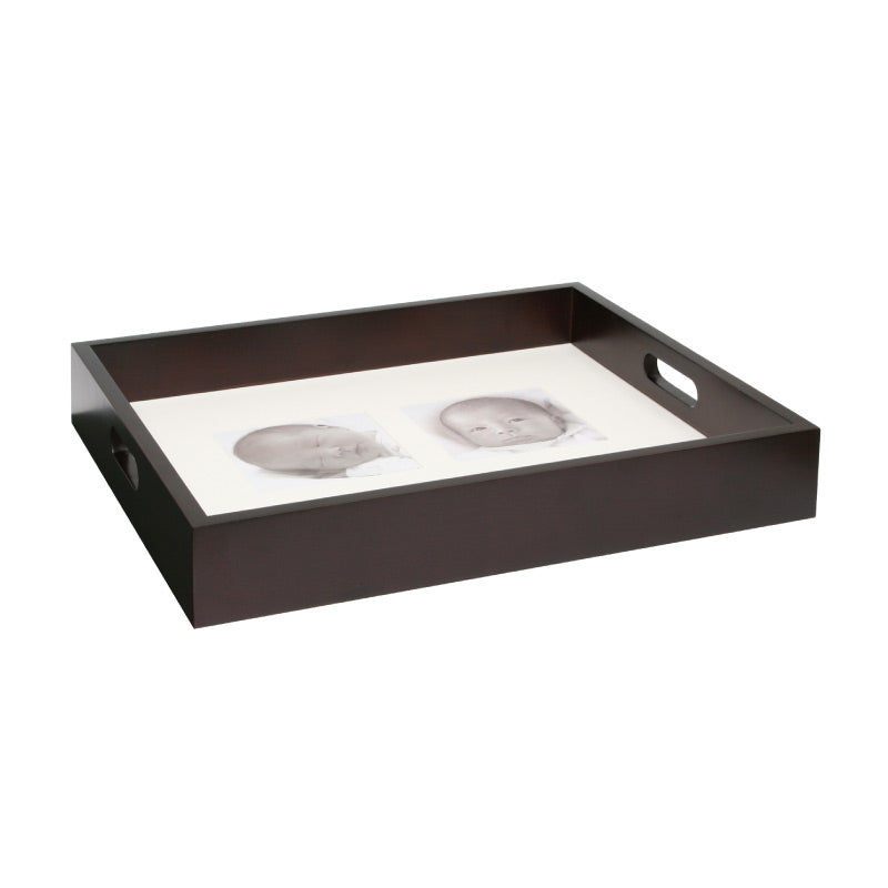 Dienblad met foto's voor meter en peter - OptimaDoopsuiker