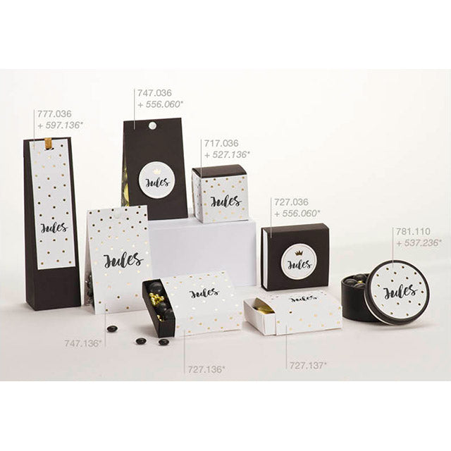 Rond blikje zwart - OptimaDoopsuiker