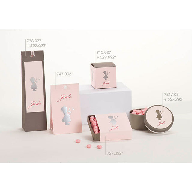 Rond blikje taupe - OptimaDoopsuiker