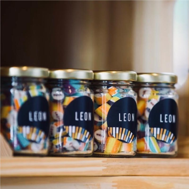 Glazen potje met gouden schroefdeksel - OptimaDoopsuiker