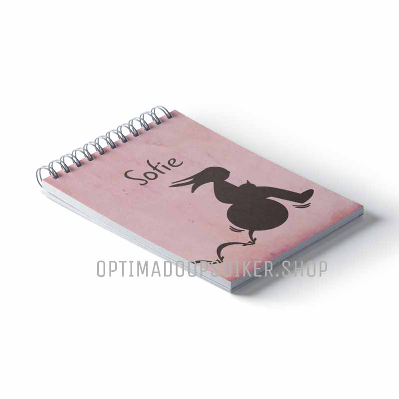 Notitieboekje Meisje op Bal - OptimaDoopsuiker