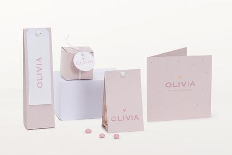 Rond wit labeltje - 20 stuks - OptimaDoopsuiker