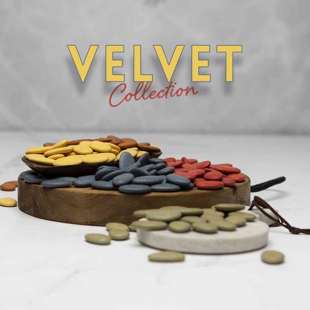 Suikerbonen Velvet Red - OptimaDoopsuiker