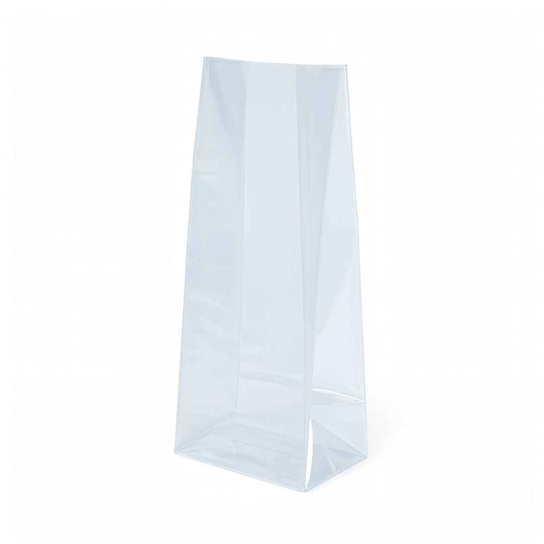 Transparant blokbodemzakje