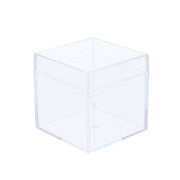 Transparante kubus met deksel - OptimaDoopsuiker