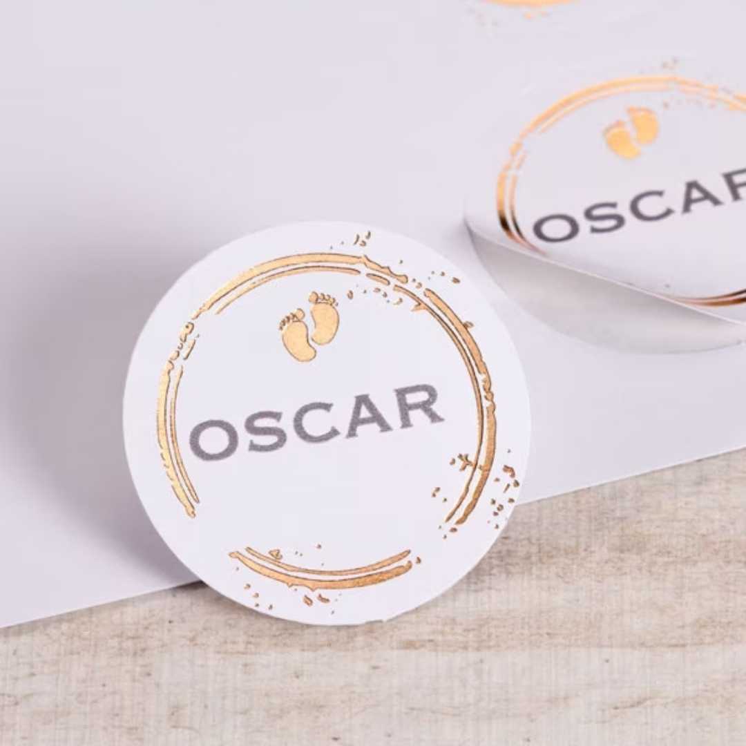 Optima Stickers Ronde Stickers met Naam voor Doopsuiker | Optima Doopsuiker ...