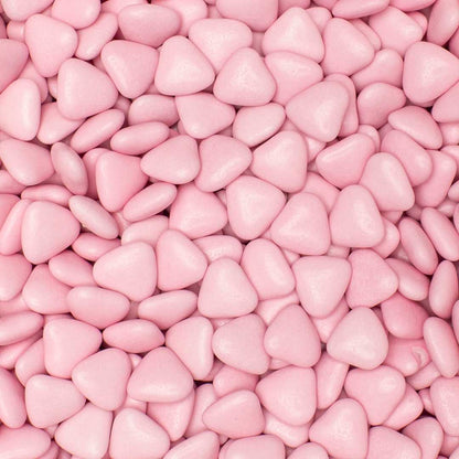 Roze mini hartjes doopsuiker van De Bock - OptimaDoopsuiker