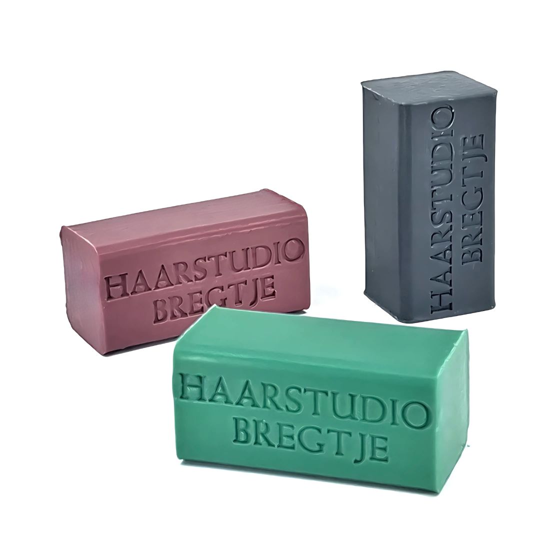 Gepersonaliseerde zeepjes, model baar classic, in de leuren amber, bordo en opium.