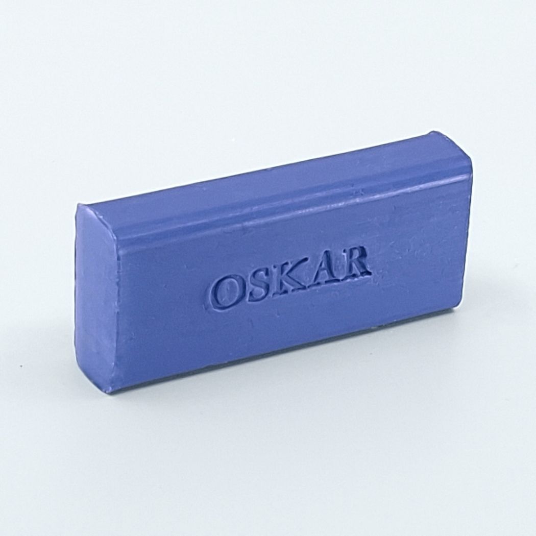 Gepersonaliseerd mini baar zeepje in kleur mure met naam OSKAR.