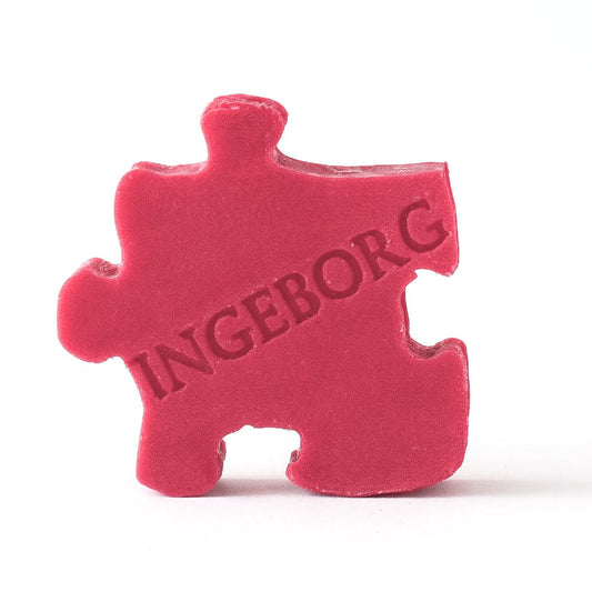 Zeep met naam - Puzzelstuk