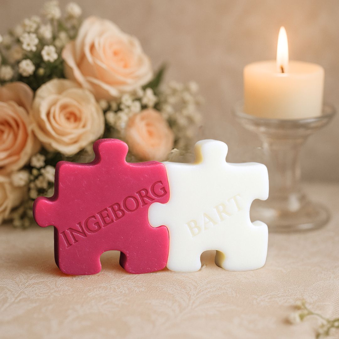 Zeep met naam - Puzzelstuk
