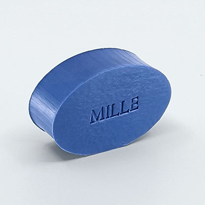 Gepersonaliseerd ovaal zeepje met naam in de kleur Mure.