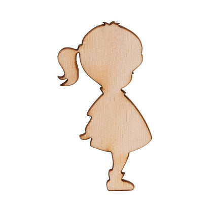 Geboortekaartje eco met houten figuurtje - incl. bedrukking - OptimaDoopsuiker