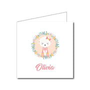 Geboortekaart met schattig schaapje | Olivia - OptimaDoopsuiker