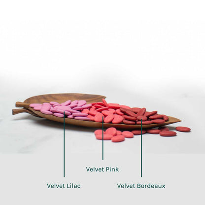 Suikerbonen Velvet Bordeaux - OptimaDoopsuiker